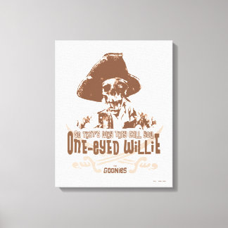 Impressão Em Tela "É por isso que te chamam Willie de Olhos Uns"