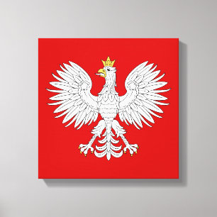 Impressão Em Tela Eagle polonês
