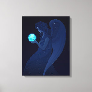 Impressão Em Tela Earth Angel