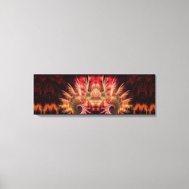 Impressão Em Tela Earth Royale : Arte Fractal :  Tela Enrolada (Frente)