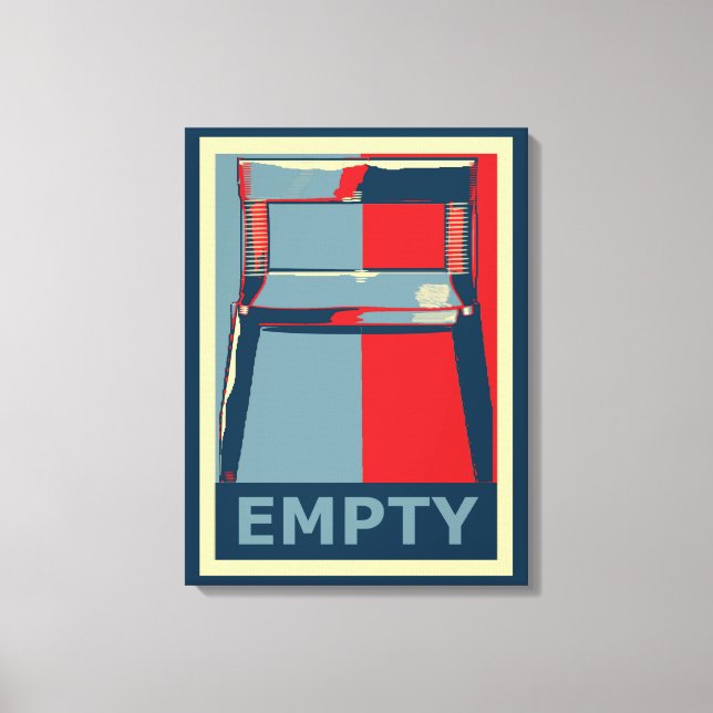 Impressão Em Tela Eastwooding: Presidente Obama Engraçado Político (Frente)