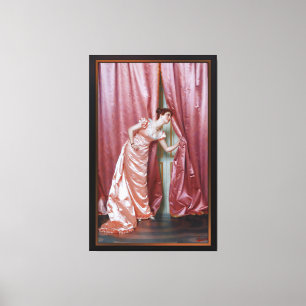 Impressão Em Tela Eavesdroting de Vittorio Reggianini