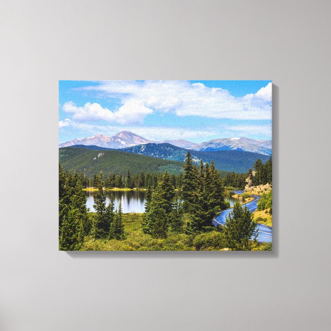 Impressão Em Tela Echo Lake, Colorado (Frente)