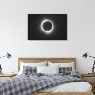 Impressão Em Tela Eclipse Solar Total