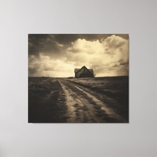 Impressão Em Tela Ecos Abandonados Vintage Russo