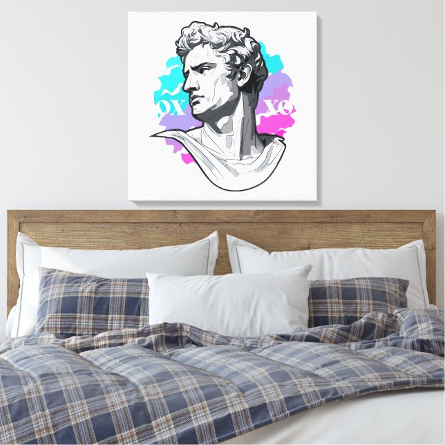 Impressão Em Tela Ecos da Antiguidade: Escultura Grega (Insitu(Quarto))