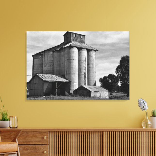 Impressão Em Tela Ecos da Colheita (Insitu(Sala de estar))