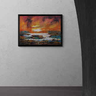 Impressão Em Tela Ecos De Cor