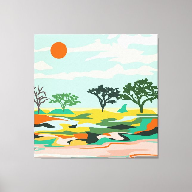 Impressão Em Tela Ecos do Sara (Frente)