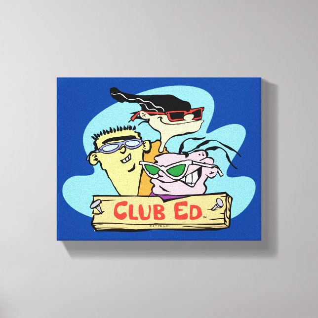 Impressão Em Tela Ed, Edd, n Eddy - Club Ed (Frente)