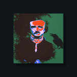 Impressão Em Tela Edgar Allan Poe Pop Art Retrato<br><div class="desc">Edgar Allan Poe era um escritor americano. Ele é mais conhecido por seus contos,  particularmente seus contos de mistério e macabro.</div>
