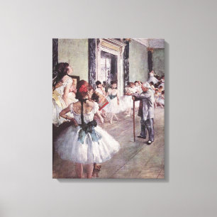 Impressão Em Tela Edgar Degas A Aula de Dança