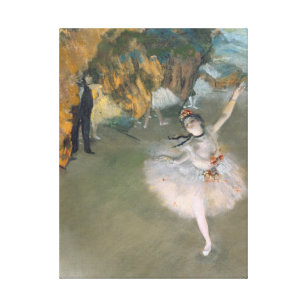 Impressão Em Tela Edgar Degas   A estrela ou o dançarino do Palco