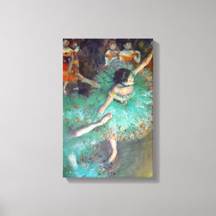 Impressão Em Tela Edgar Degas - As Dançarinas Verdes - Dança de Ball
