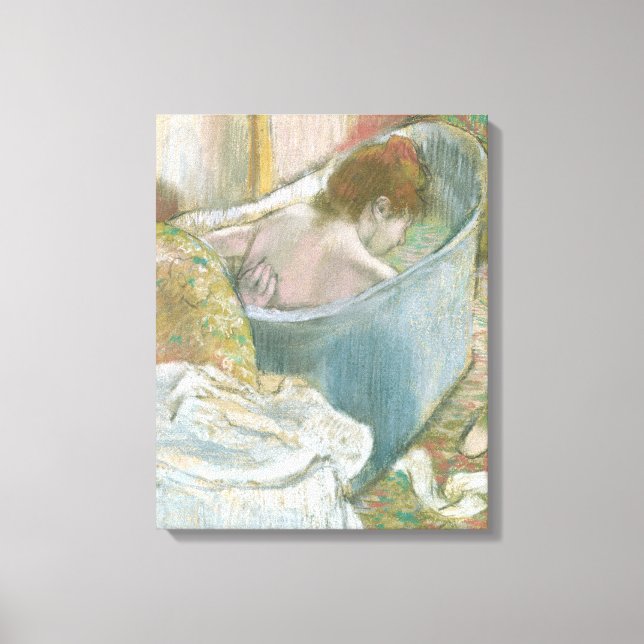 Impressão Em Tela Edgar Degas | Banho (Frente)