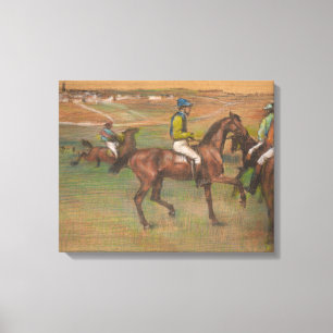 Impressão Em Tela Edgar Degas - Cavalos Raça