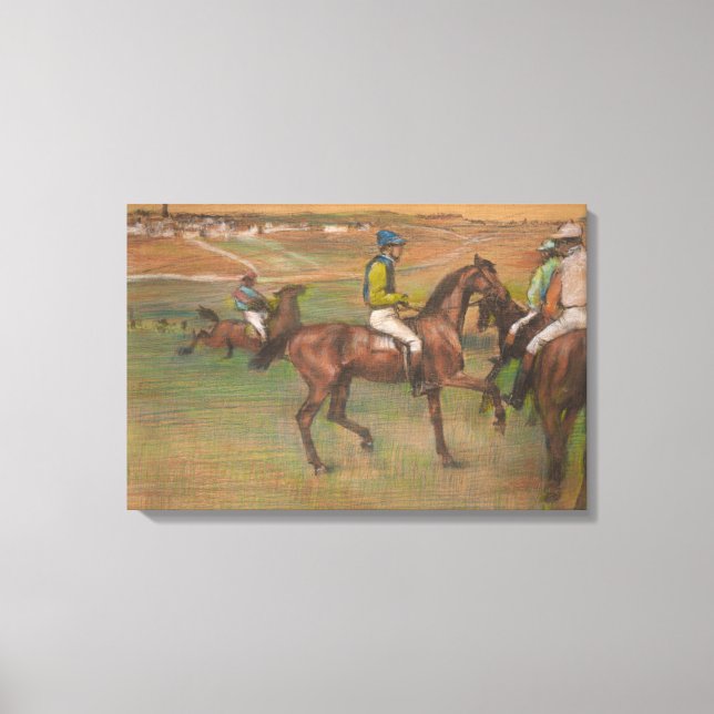 Impressão Em Tela Edgar Degas - Cavalos Raça (Frente)