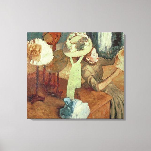 Impressão Em Tela Edgar Degas | Compro Millinery, 1879/86 (Frente)