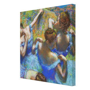 Impressão Em Tela Edgar Degas - Dançarinos Azuis