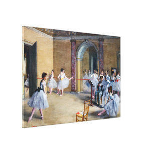 Impressão Em Tela Edgar Degas - Dance Foyer, Opera rue Le Peletier