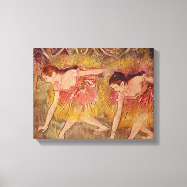 Impressão Em Tela Edgar Degas Dancers Baixando (Frente)