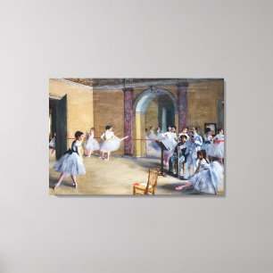 Impressão Em Tela Edgar Degas - Foyer de Dança, Ópera rue Le Peletie