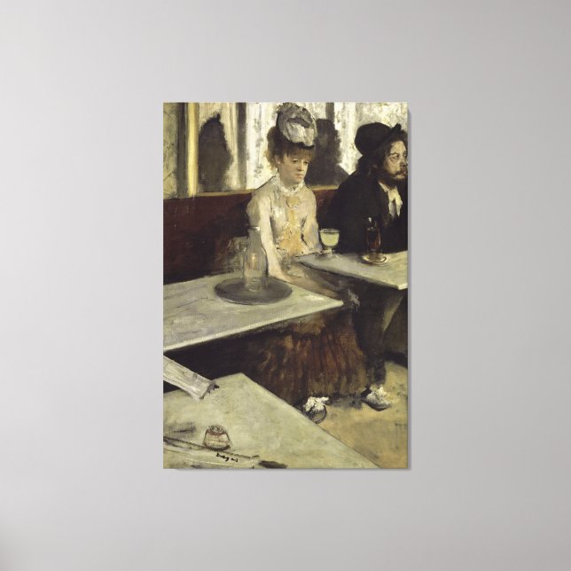Impressão Em Tela Edgar Degas L'Absinthe (Frente)