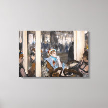 Edgar Degas - Mulheres num terraço de café à noite