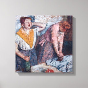 Impressão Em Tela Edgar Degas - Mulheres Passando Roupa