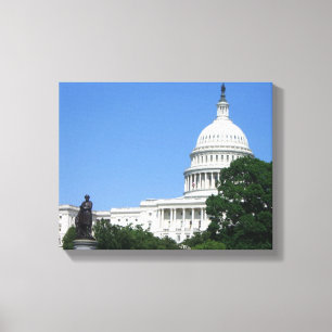 Impressão Em Tela Edifício do Capitólio em Washington DC