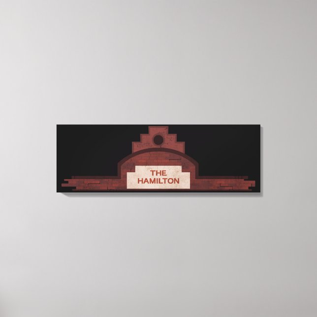 Impressão Em Tela edifício hamilton (Frente)