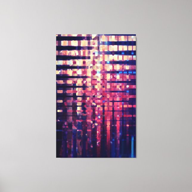 Impressão Em Tela Edifícios (Frente)