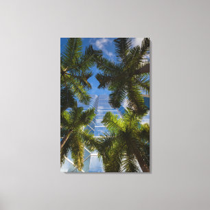 Impressão Em Tela Edifícios de alto nível