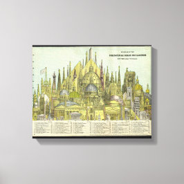 Impressão Em Tela Edifícios mais altos do velho mundo