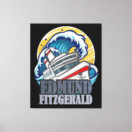 Impressão Em Tela Edmund Fitzgerald | Tributo ao Navio Lendário