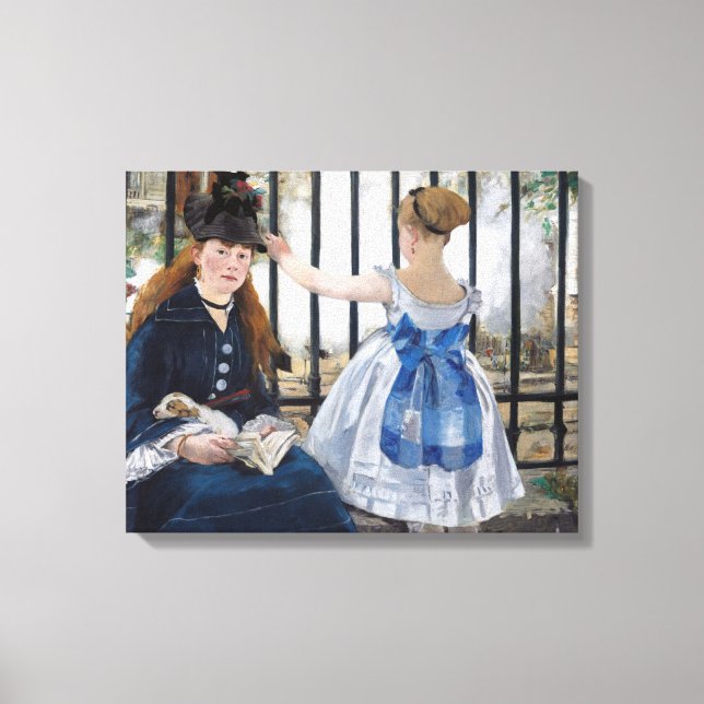 Impressão Em Tela Edouard Manet - A Ferrovia (Frente)