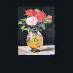 Impressão Em Tela Edouard Manet - Bouquet of Flowers,<br><div class="desc">Bouquet of Flowers,  famous painting by Edouard Manet,  1882.</div>