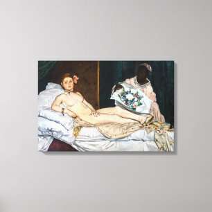 Impressão Em Tela Edouard Manet - Olympia