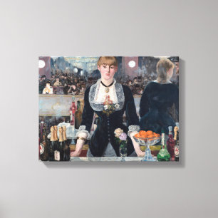 Impressão Em Tela Edouard Manet - Um Bar na Folies-Bergere