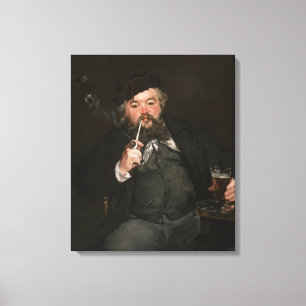 Impressão Em Tela Edouard Manet - Um Bom Copo de Cerveja / Le bon bo