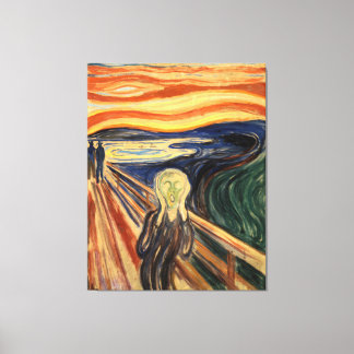 Impressão Em Tela Edvard Munch, A Pintura Da Máxima Arte Do Gritar