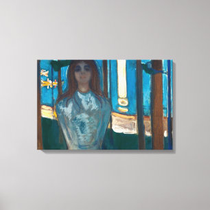 Impressão Em Tela Edvard Munch - a voz, noite de verão