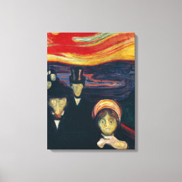 Impressão Em Tela Edvard Munch - Ansiedade