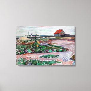 Impressão Em Tela Edvard Munch - Costa. Paisagem perto de Lubeck