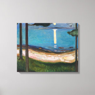 Impressão Em Tela Edvard Munch - Luar