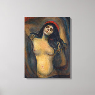 Impressão Em Tela Edvard Munch - Madona