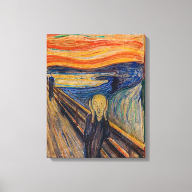Impressão Em Tela Edvard Munch - O Grito 1893 (Frente)