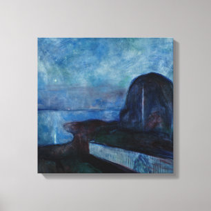 Impressão Em Tela Edvard Munch - Starry Night 1893