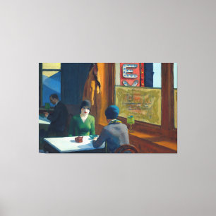 Impressão Em Tela Edward Hopper - Chop Suey (1930)