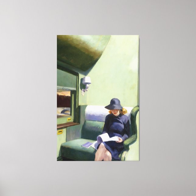 Impressão Em Tela Edward Hopper - Compartimento C (Frente)